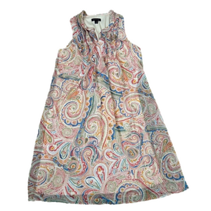 Tommy Hilfiger Pink Paisley Chiffon Dress Size Small